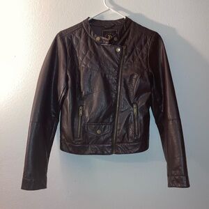 Dollhouse faux leather bomber jacket